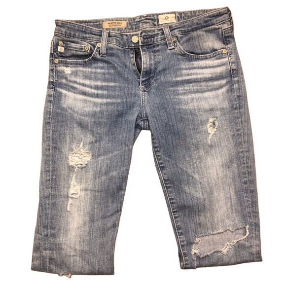 Ag Adriano Goldschmied Denim - Ag Adriano Goldschimed The Stevie Ankle Ripped Jeans